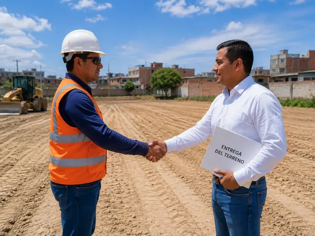 Entrega del Terreno