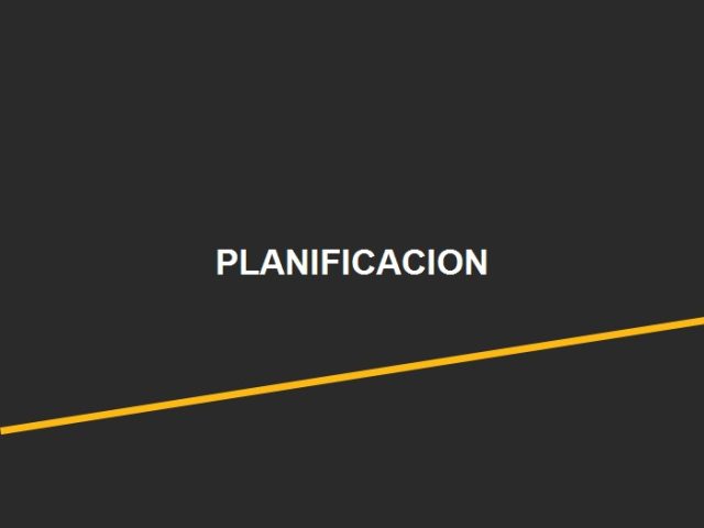 Planificación