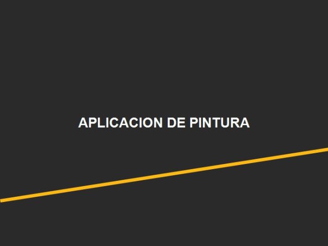 Aplicación de Pintura