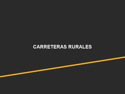 Carreteras y Vías Rurales