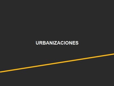 Urbanizaciones Residenciales