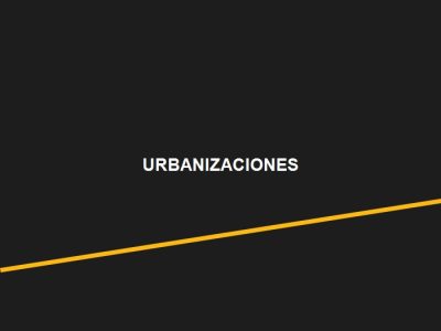 Urbanizaciones