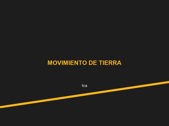 Movimiento de Tierra