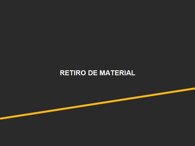 Retiro de Material